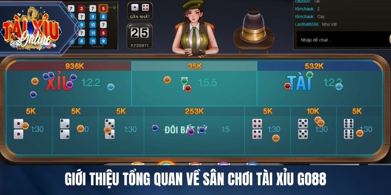 Giới thiệu tổng quan về sân chơi tài xỉu GO88